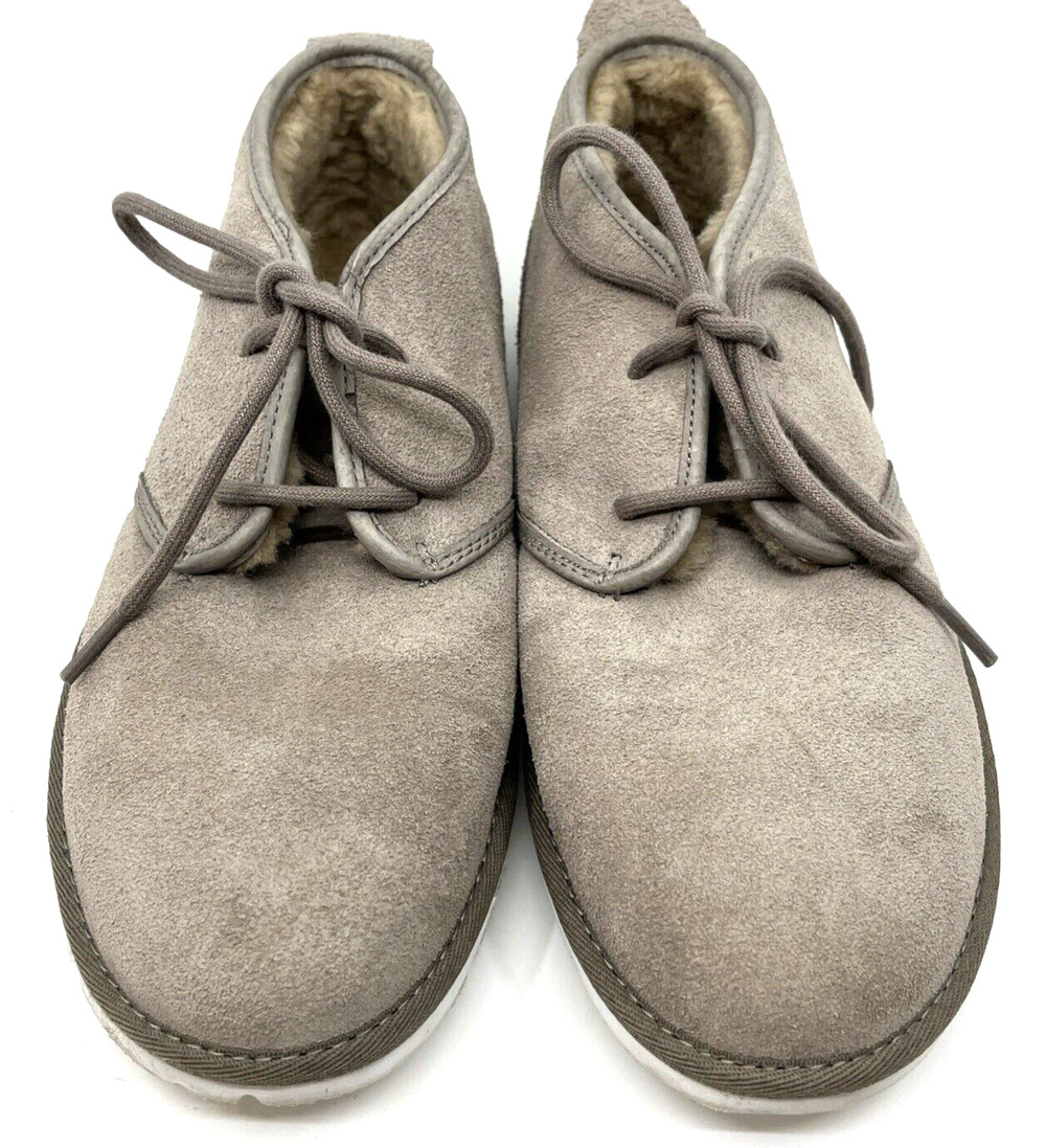 Ugg Men's Maksim Chukka Ankle Boot Size 7 Gray Suede Lace Up